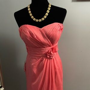 Heart dress with removable straps